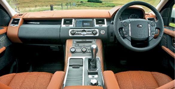 Por dentro Range Rover Sport
