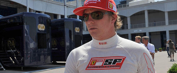 Kimi Raikkonen con Ferrari Kimi Raikkonen con Ferrari