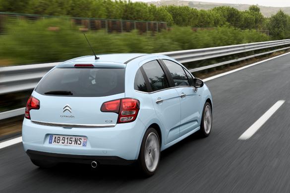 Citroen C3 (2009) 1.6 HDI 90 Exclusive 3/4 Trasera
