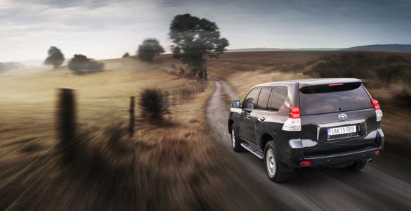 Toyota Land Cruiser 3/4 Trasera