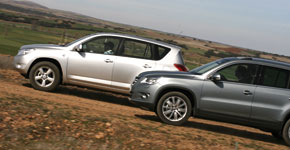 WV Tiguan 20 Tdi 140 cv Motion vs  Toyota Rav 4 22 D 4D Executive