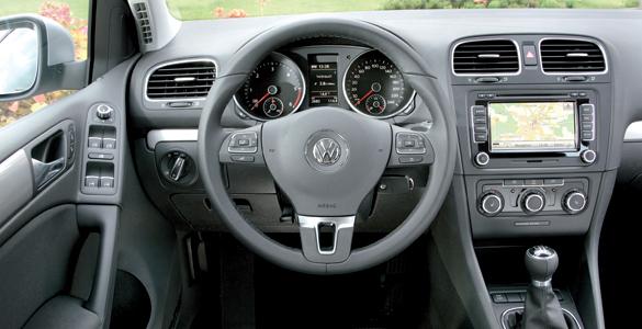 VW Bluemotion Golf Interior