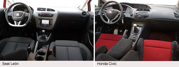 Honda Civic vs Seat León