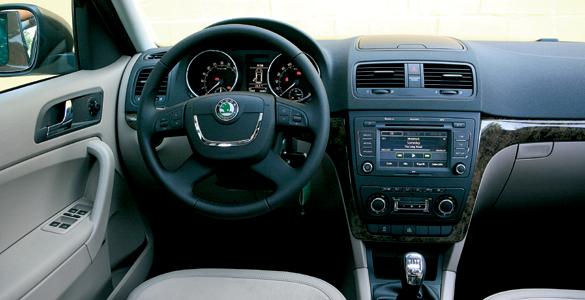 Por dentro -koda Yeti 2.0 TDI (2010) 140 CV