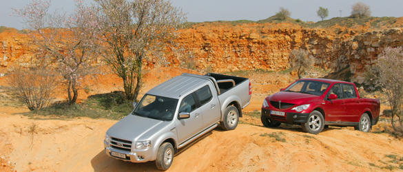 Ford Ranger 2.5 TDCi V.S. SsangYong Actyon Sports 200 XDi