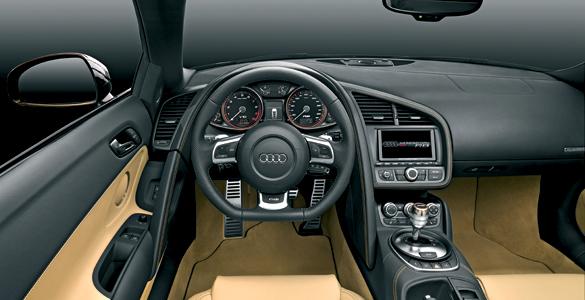 Audi R8 (2010) Spyder V10 Rtronic interior