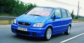 opel zafira opc agosto 2002 frontal tres cuartos