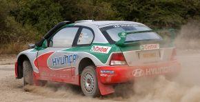 hyundai accent wrc septiembre 2002 trasera tres cuartos