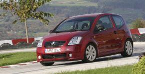 citroén c2 vts junio 2006 frontal tres cuartos