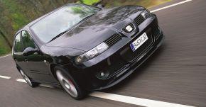 seat león cupra r febrero 2004 frontal tres cuartos picado