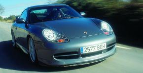 porsche 911 gt marzo 2001 frontal tres cuartos
