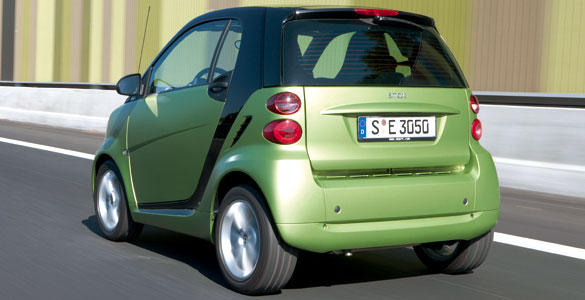 Smart Fortwo 2010 3/4 trasero