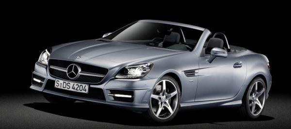 mercedes slk frontal tres cuartos