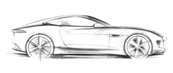 jaguar c-x16 boceto lateral