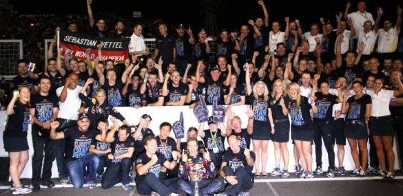 red bull racing celebracion titulo vettel 2011 red bull racing celebracion titulo vettel 2011