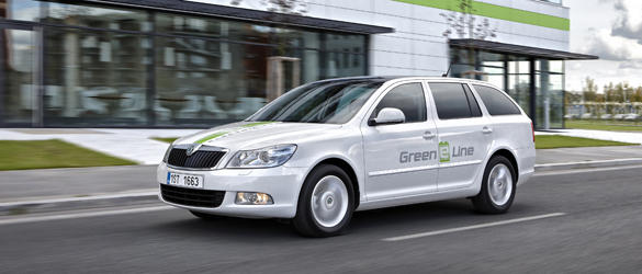 skoda octavia combi green e line tres cuartos skoda octavia combi green e line tres cuartos