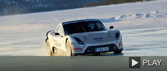 E-RA: Record de velocidad sobre hielo E-RA: Record de velocidad sobre hielo