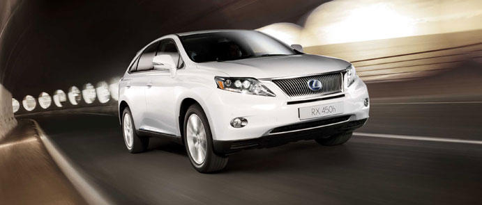 Lexus RX450h tres cuartos delantero Lexus RX450h tres cuartos delantero