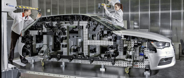 Audi Qualitätssicherung Aussenmeisterbock Audi Qualitätssicherung Aussenmeisterbock