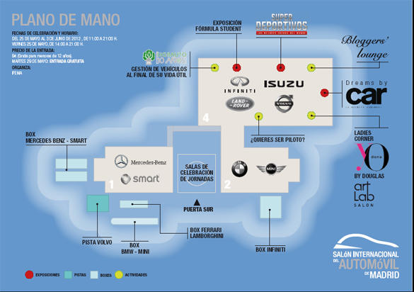 Plano del Salón de Madrid