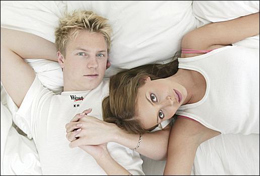 Kimi Raikkönen y Jenni Dahlman