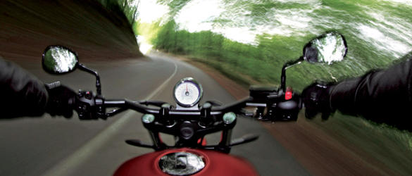 Puesto de conducción de moto Puesto de conducción de moto