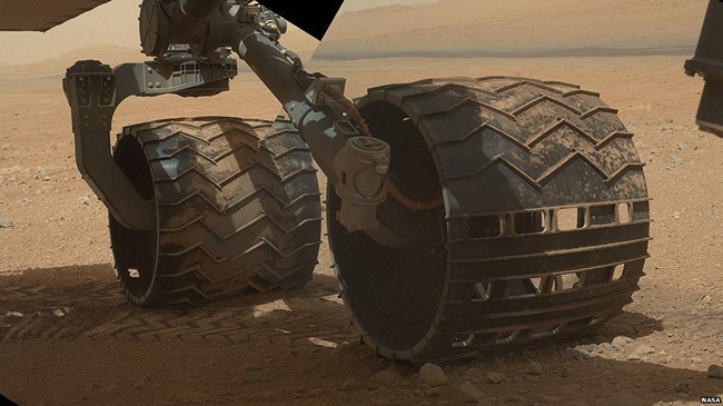 ruedas Curiosity Mars