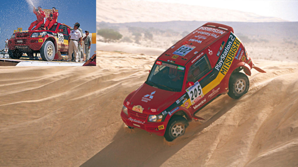 KLeinschmidt_MItsubishi, Dakar 2001