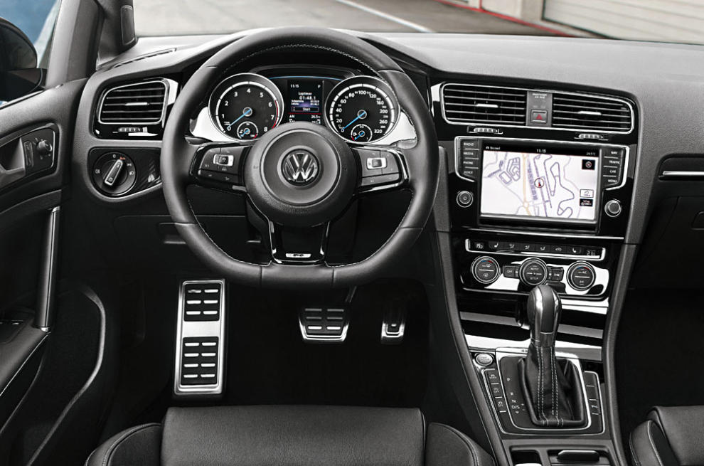 interior vw golf r