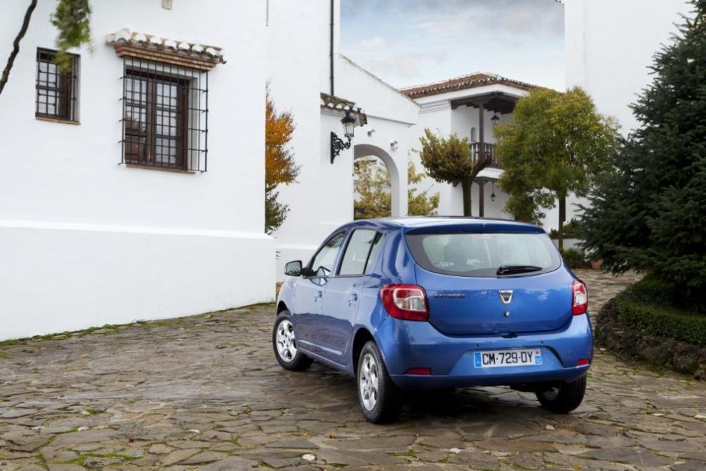 Dacia Sandero: vista trasera