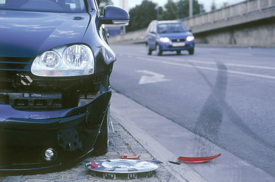 Accidente de tráfico leve