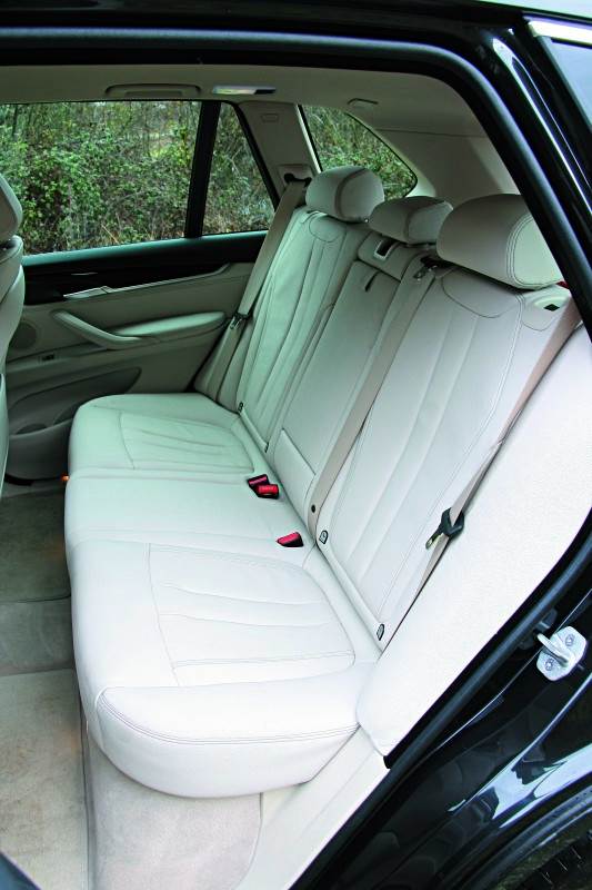 BMW X5 plazas traseras