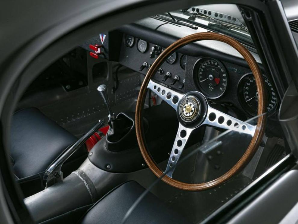 El interior del Jaguar E-Type Lightweight Prototype será un calco del de 1964