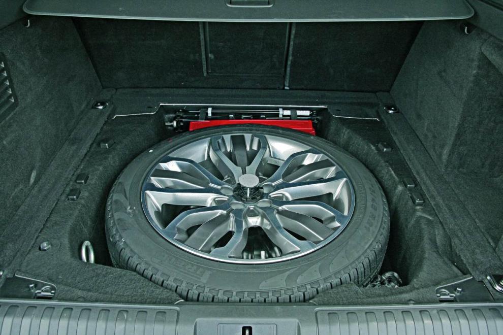 Range Rover Sport, rueda de repuesto