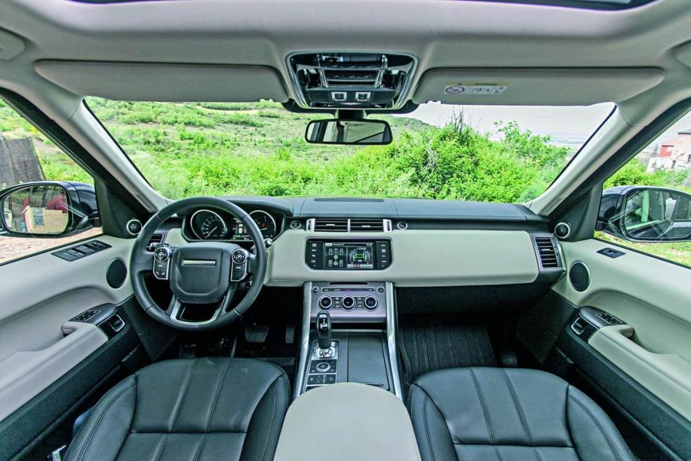 Range Rover Sport, salpicadero