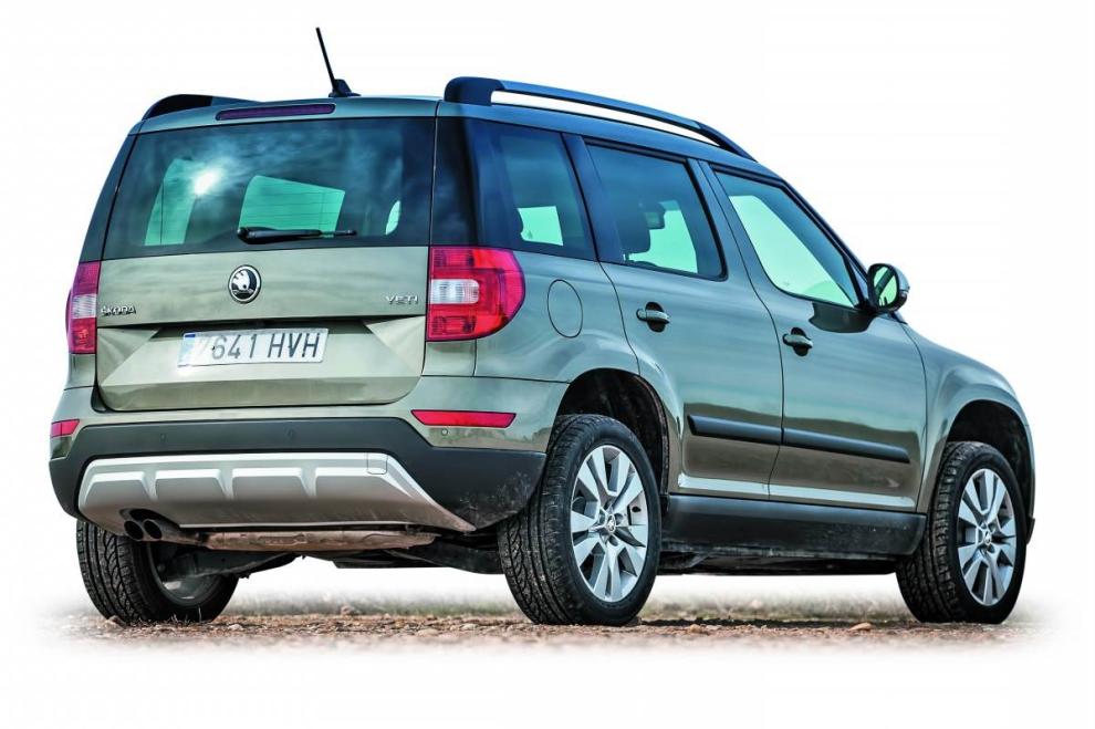 Skoda Yeti trasera