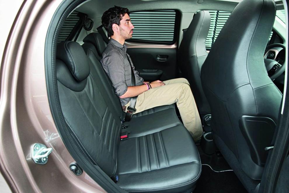 Peugeot 108, plazas traseras