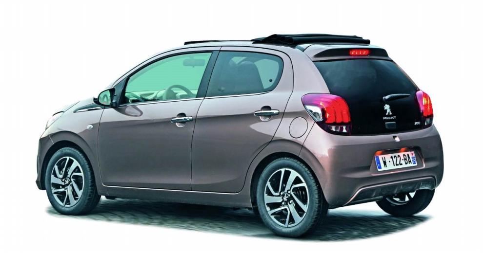 Peugeot 108 2014 vista trasera