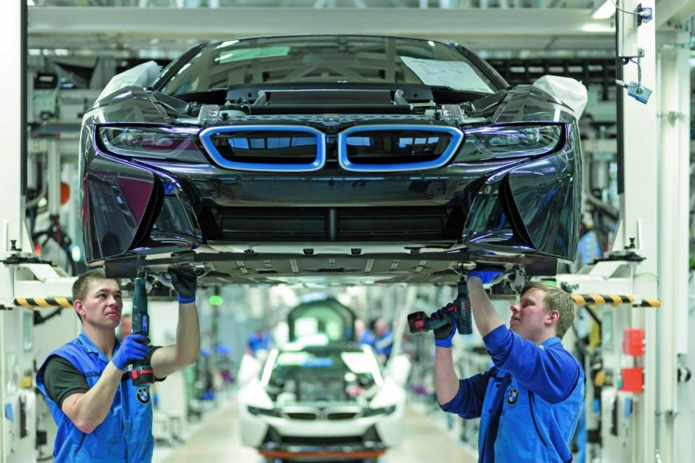 BMW i8 proceso de fabricación
