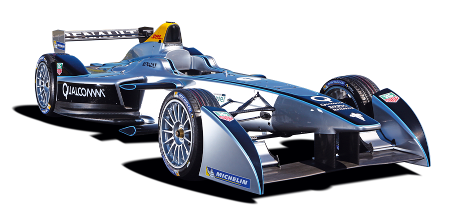 Coche de carreras de la Formula e