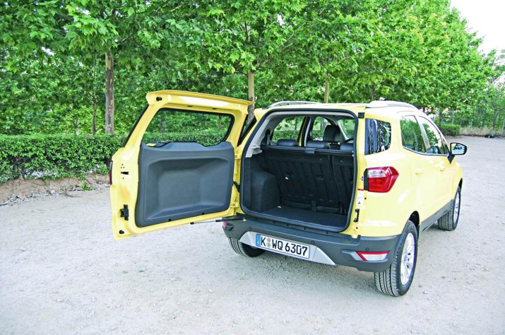 Ford EcoSport, portón y maletero