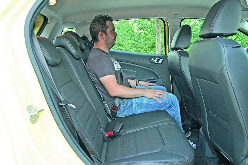 Ford EcoSport, asientosd traseros