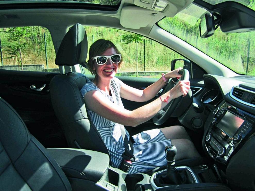 NUria Fdez.-Longoria prueba el Nissan Qashqai