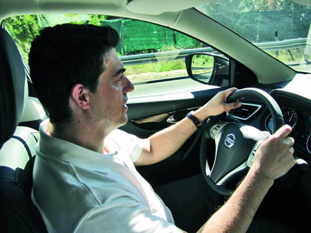 Pedro Guillamón prueba el Nissan Qashqai