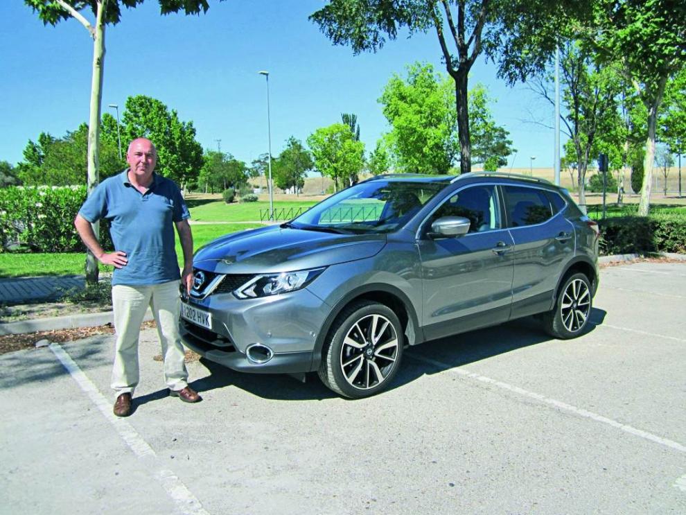 Eduardo Fernández prueba el Nissan Qashqai