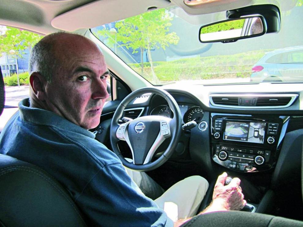 Eduardo Fernández prueba el Nissan Qashqai
