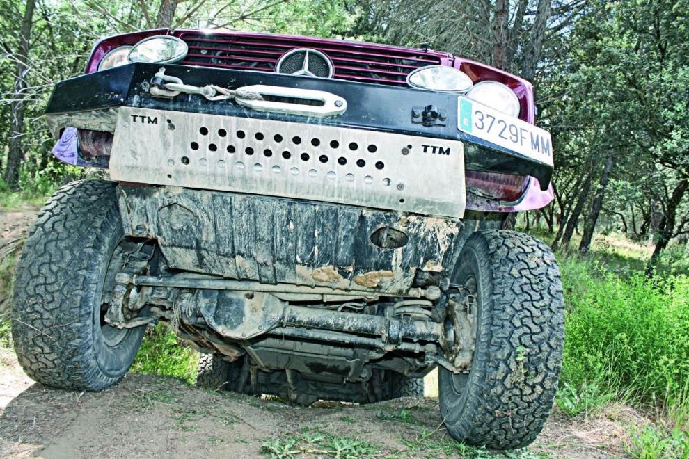 Mercedes G, bajos delanteros