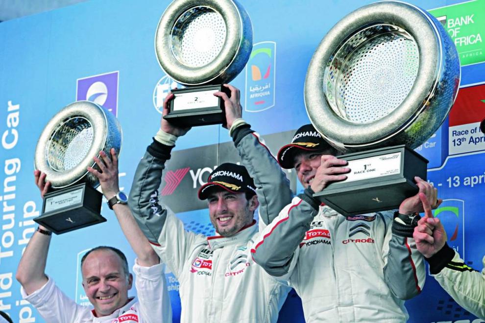 Pechito Lopez, podium WTCC