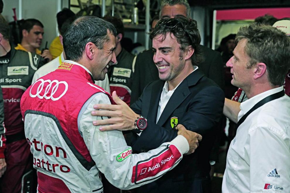 Marc Gené y Fernando Alonso