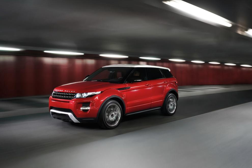 el Range Rover Evoque instala el Head Up Display